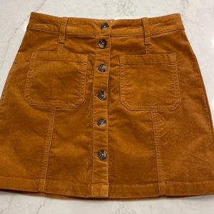 Corduroy skirt